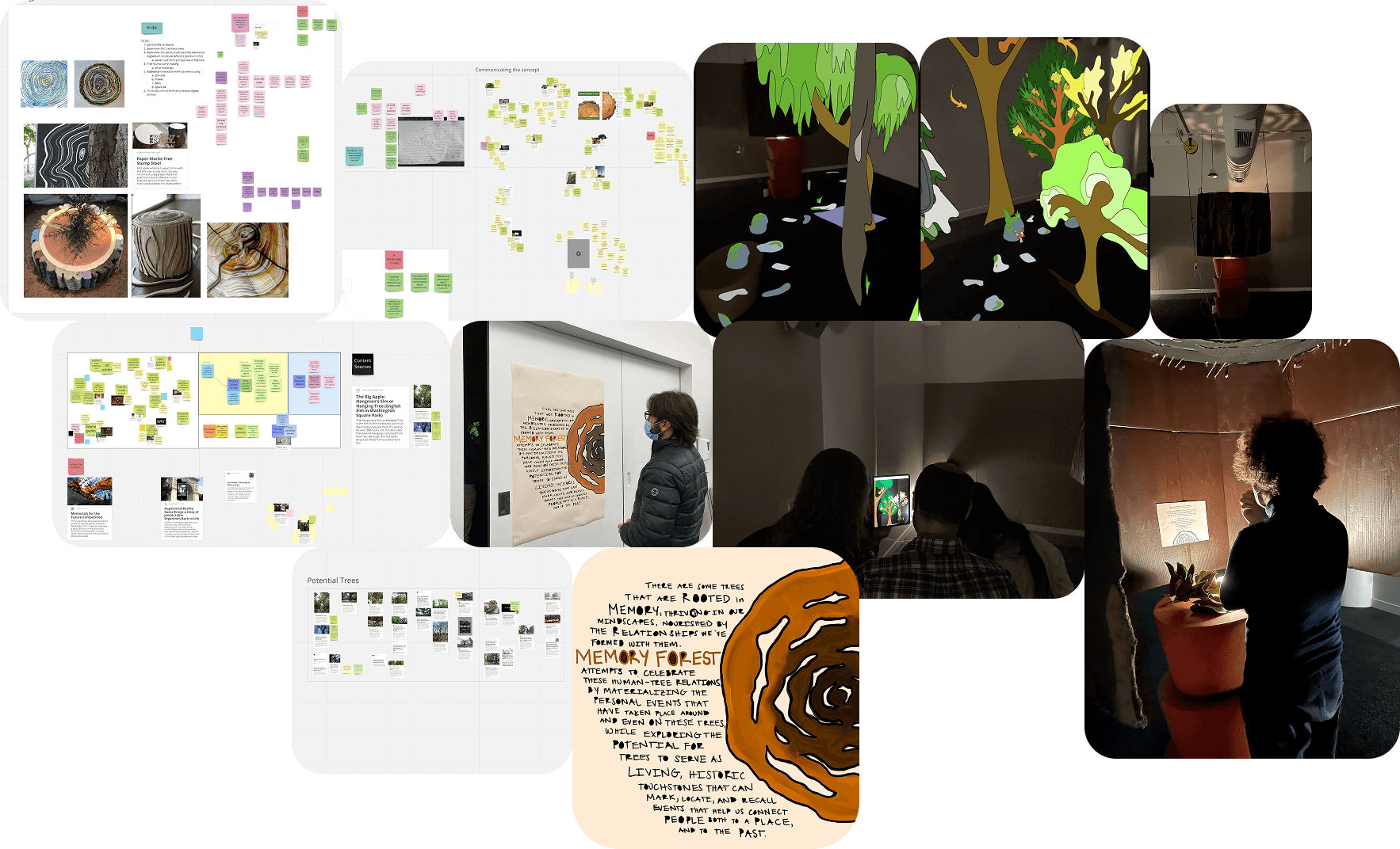 Memory Forest - AR exhibition